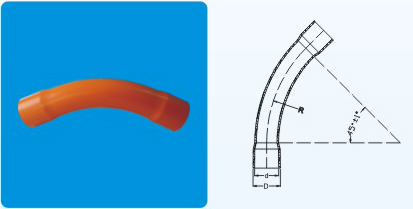 Bends 45° Orange(heavy duty)