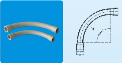 Bends 90° Grey(heavy duty,UV resistence)